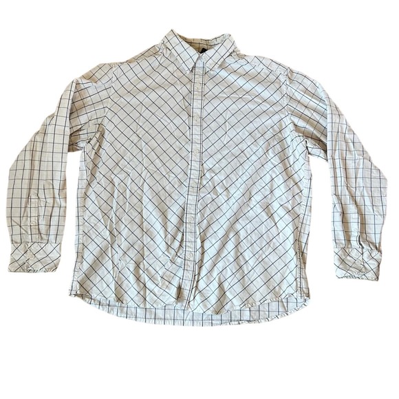 Mens DKNY‎ JEANS Button Down Long Sleeve Shirt SZ XL - Picture 1 of 4